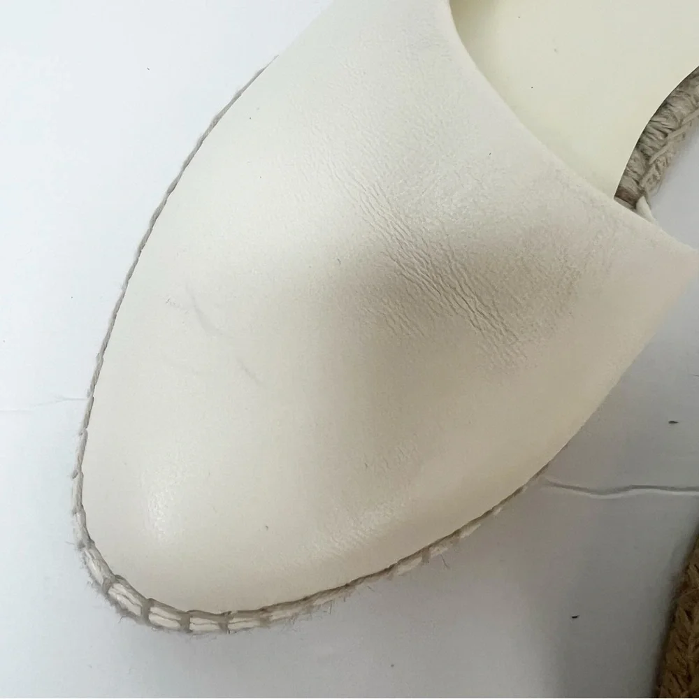 EUC Vince Tita Asymmetrical Espadrille Loafers In Beige